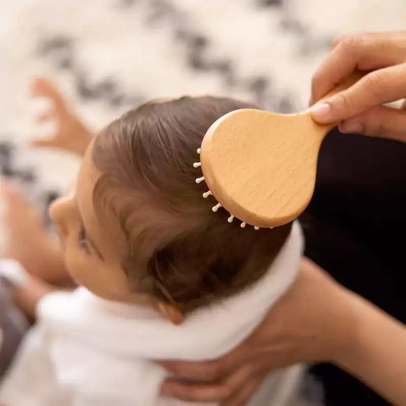 Er baby træbørsten sikker og pålidelig